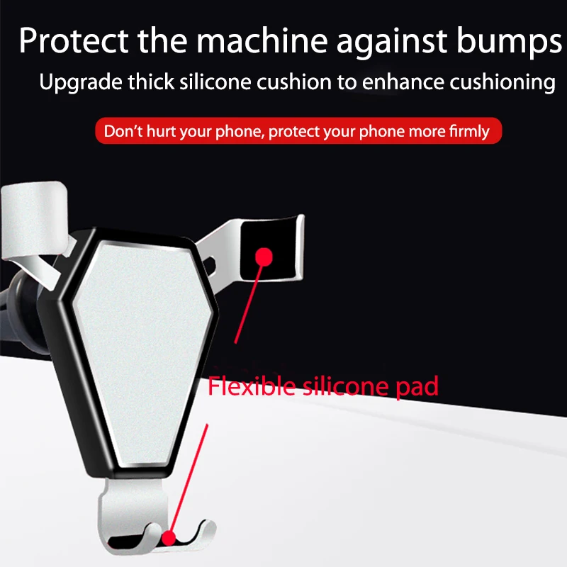 

Car Stand Air Vent Mount Holder Universal Gravity Mobile Phone Holder for phone high quality Car Phone Holder For smart phone