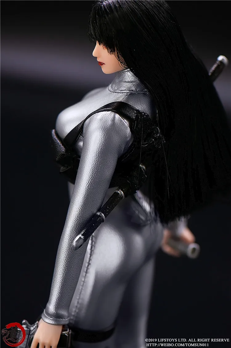 

In Stock 1/6 Scale Sexy Tight Female crossover Bodysuit Leather Sliver Leotard Corsetry Clothes For 12" Action Figure Body