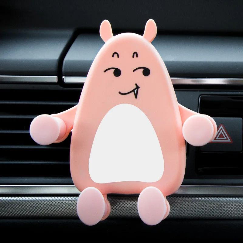 

Cartoon Universal Car Bracket Car Air Outlet Phone Holder High Quality Gravity Mobile Phone Holder In Car for Car Mount Air Vent