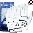 Перчатки для гольфа с левой ручкой мужские кожаные полностью премиум класса Cabretta Weathersoft Grip перчатки для гольфов для правой руки S M ML L XL Прямая поставка