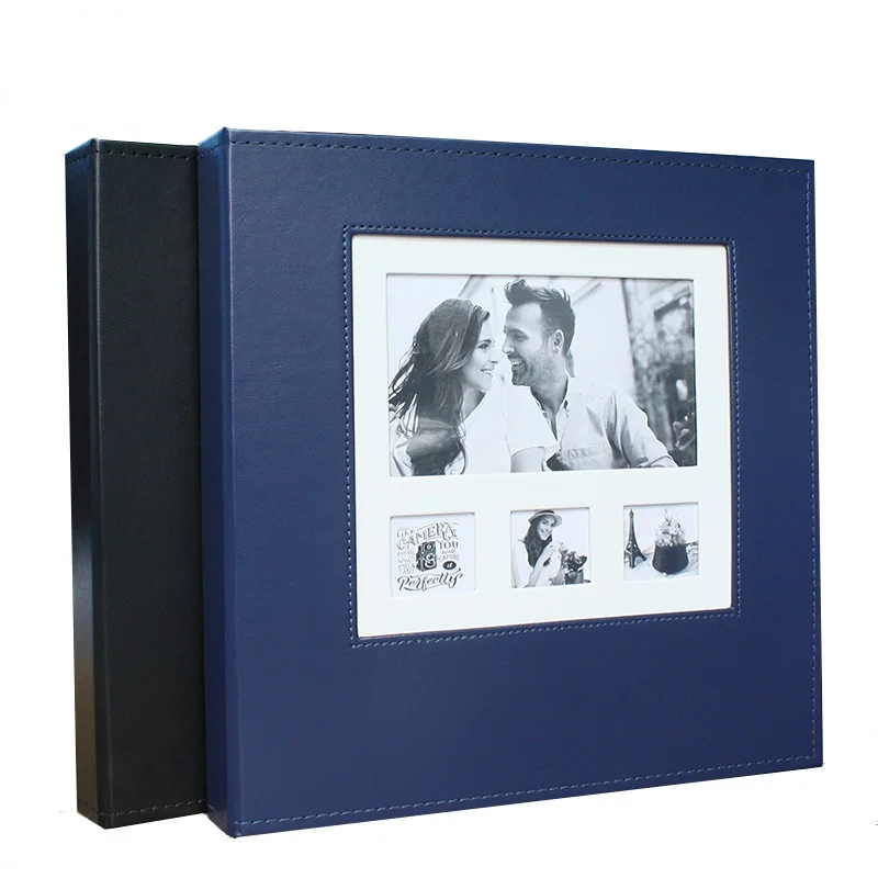 

12-дюймовый высококачественный чехол из искусственной кожи самоклеящийся фотоальбом, креативный Дневник для роста детей, Подарок на годовщ...