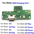 20 шт., разъем USB для зарядки, штекер для док-станции, гибкий кабель для Moto G3 G5 G4 G6 G7 G8 G9 Play G8 G9 Plus G7 G8 Power Lite