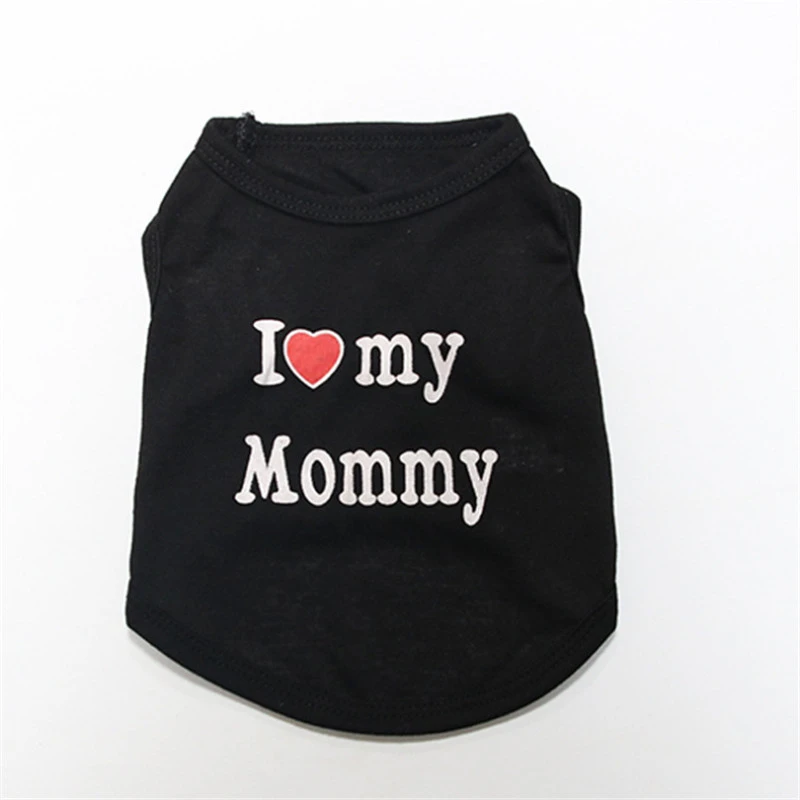 Модная одежда для собак и кошек летняя футболка подходящая щенков милая жилет