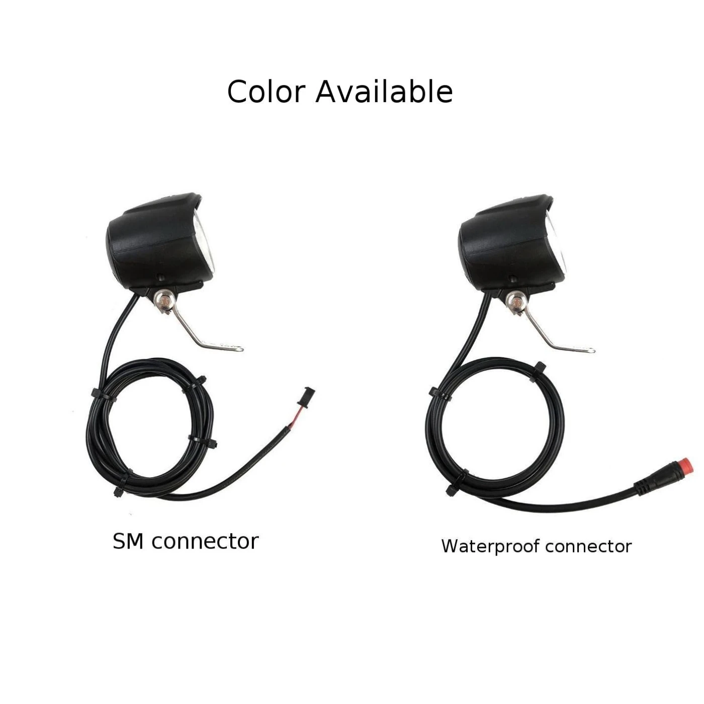 6 60v für elektrische fahrrad ebike wasserdichte led licht e bike front lampe scheinwerfer sm 2pin interface stecker free global shipping