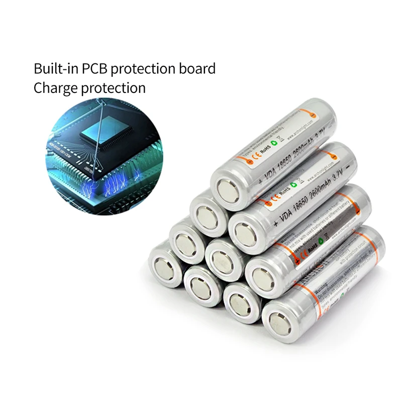 ARCHON оригинальный EU/US USB plug 220V зарядное устройство 18650 аккумулятор 2600mAh 3 7 v