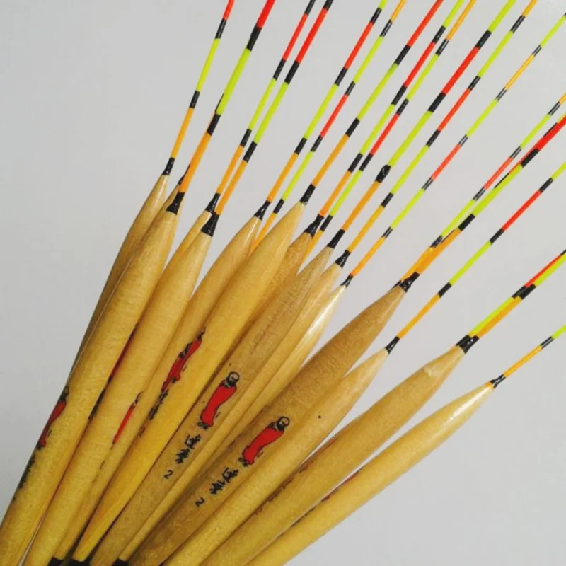 Деревянный Поплавок для рыбалки 10 шт. поплавок рыболовные снасти аксессуары |