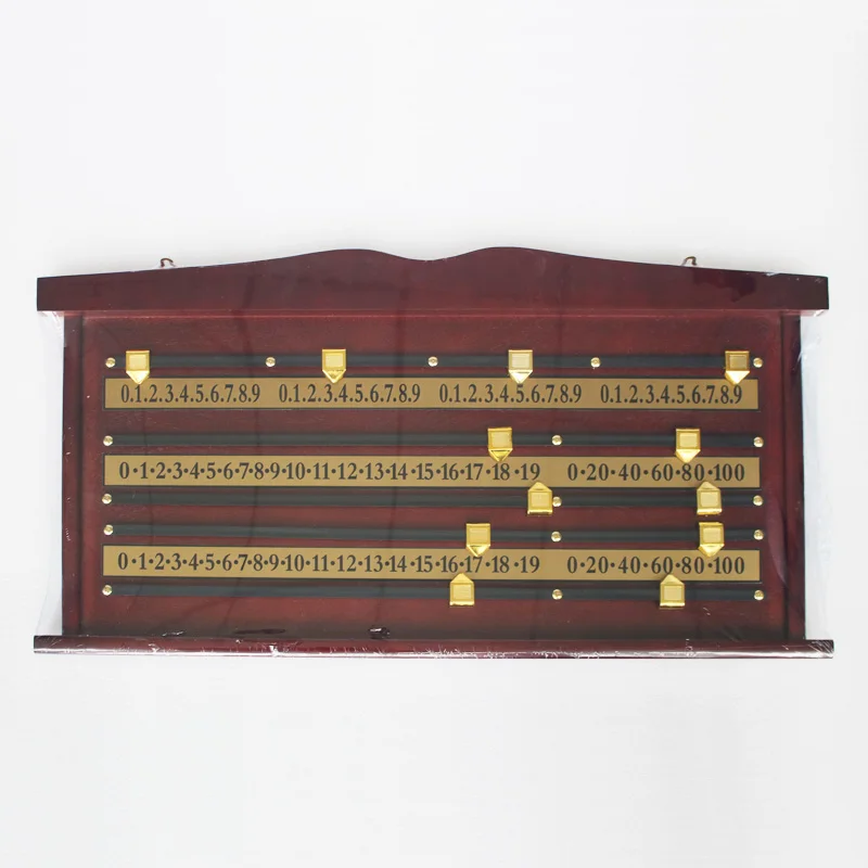 Snooker Accessory Wooden Scoreboard with plastic slider |