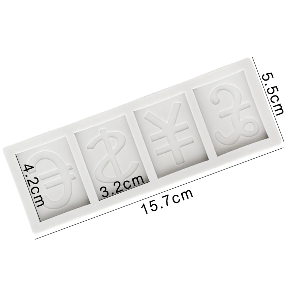 Силиконовая форма HILIFE в форме символа валюты для рукоделия помадки украшения