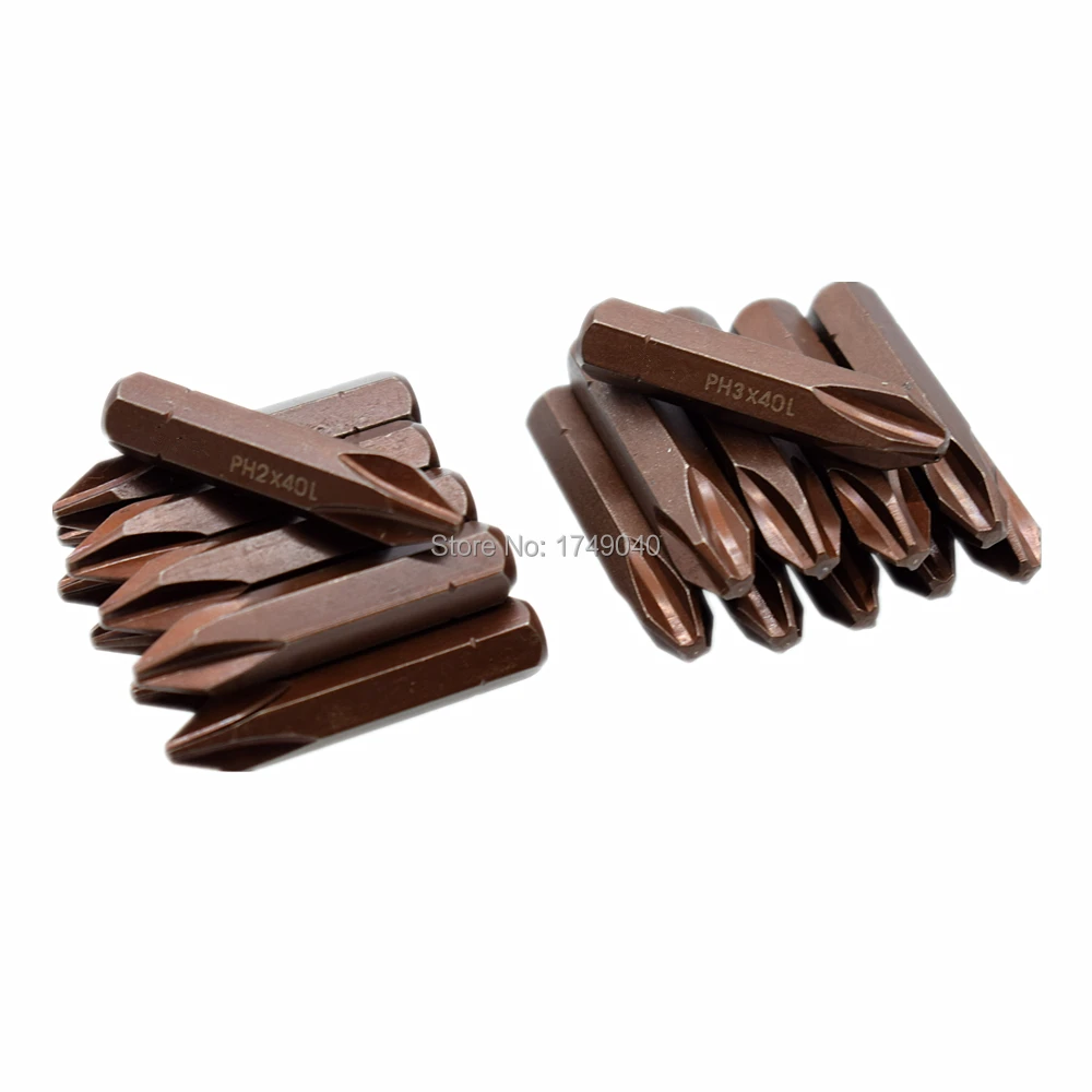 Набор ударных отверток PH2 PH3 20 шт. бит из хромированной ванадиевой стали 8 мм