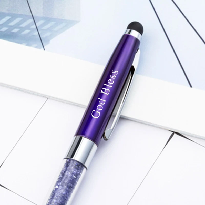 Новый сенсорный экран Шариковая Ручка гравировка логотипа частная шариковая