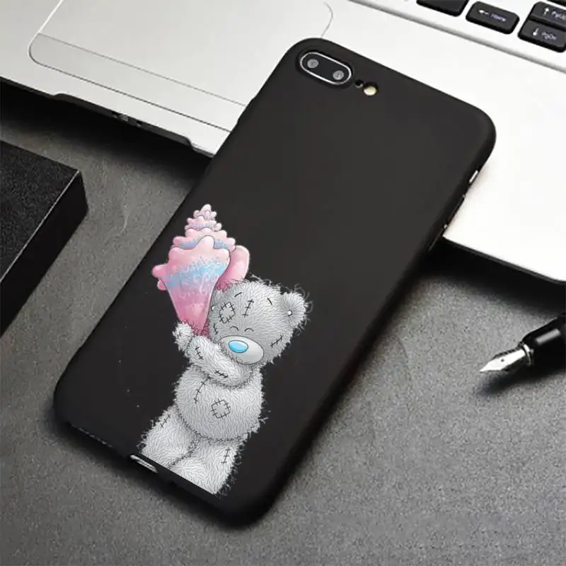 

Phone Case for iPhone 12 11 mini pro XS MAX 8 7 6 6S Plus X 5S SE 2020 XR Lovely Teddy bear