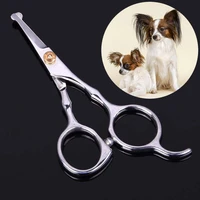 high hardness 13 5cm pet dog cat safety rounded tips scissor kits grooming thinning animal cutting scissors tool dogs pet tools
