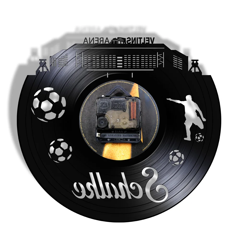 Бесшумные настенные часы с изображением немецкого города футбольного