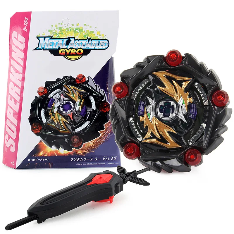 

Beyblades Toys for Children with Sword Ruler Launcher Toupie Spinning Gyroscope Gift for Kids