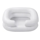 Портативная надувная раковина для мытья волос для людей с ограниченными возможностями, сливная трубка, подставка для кровати, помощь при уходе, инструмент для парикмахера