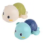 Новая стильная футболка с изображением персонажей видеоигр морские животные Черепаха классические детские водные игрушки для младенцев Плавание черепаха заводные на цепочке для детей пляжные игрушки для ванной комнаты