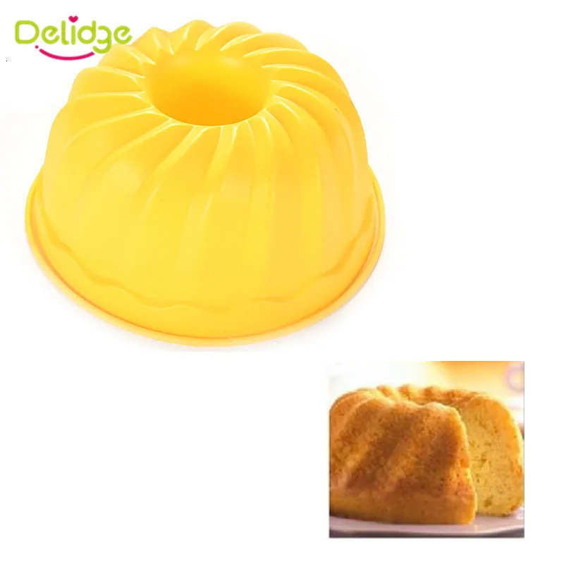 Delidge 1 шт. круглый 23*11 см силиконовая форма для торта для шоколадного мыла помадка для украшения торта DIY Инструменты для выпечки кондитерских изделий кухонные формы для выпечки
