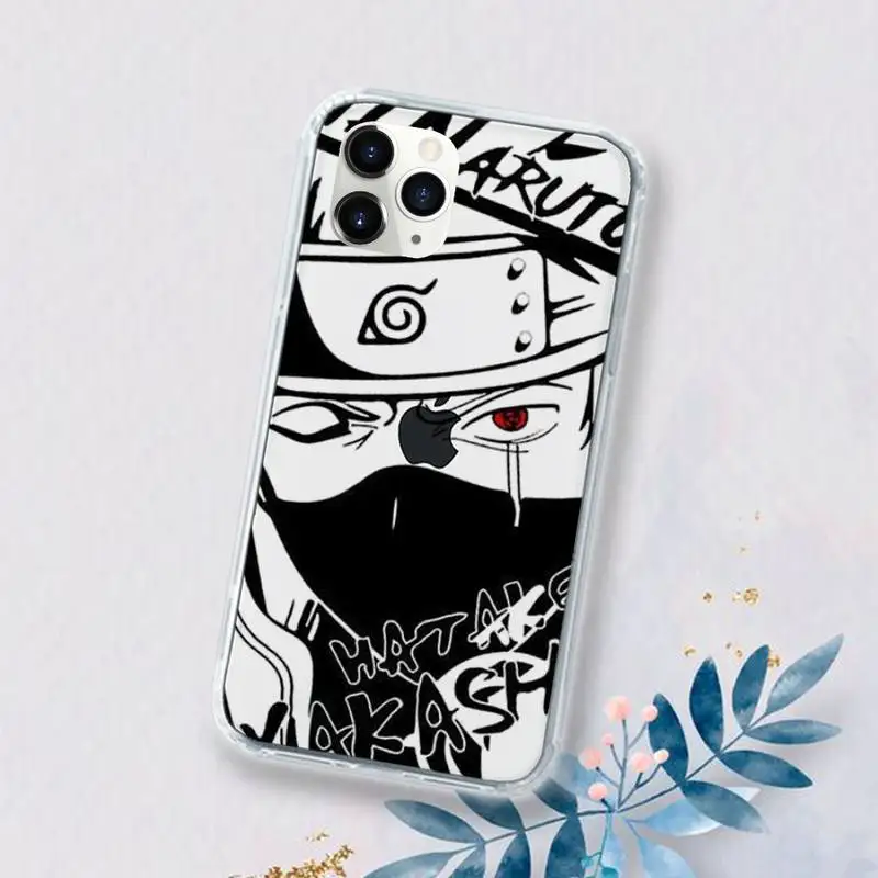

Anime Jujutsu Kaisen Naruto Phone Case Transparent for iPhone 11 12 mini pro XS MAX 8 7 6 6S Plus X 5S SE 2020 XR
