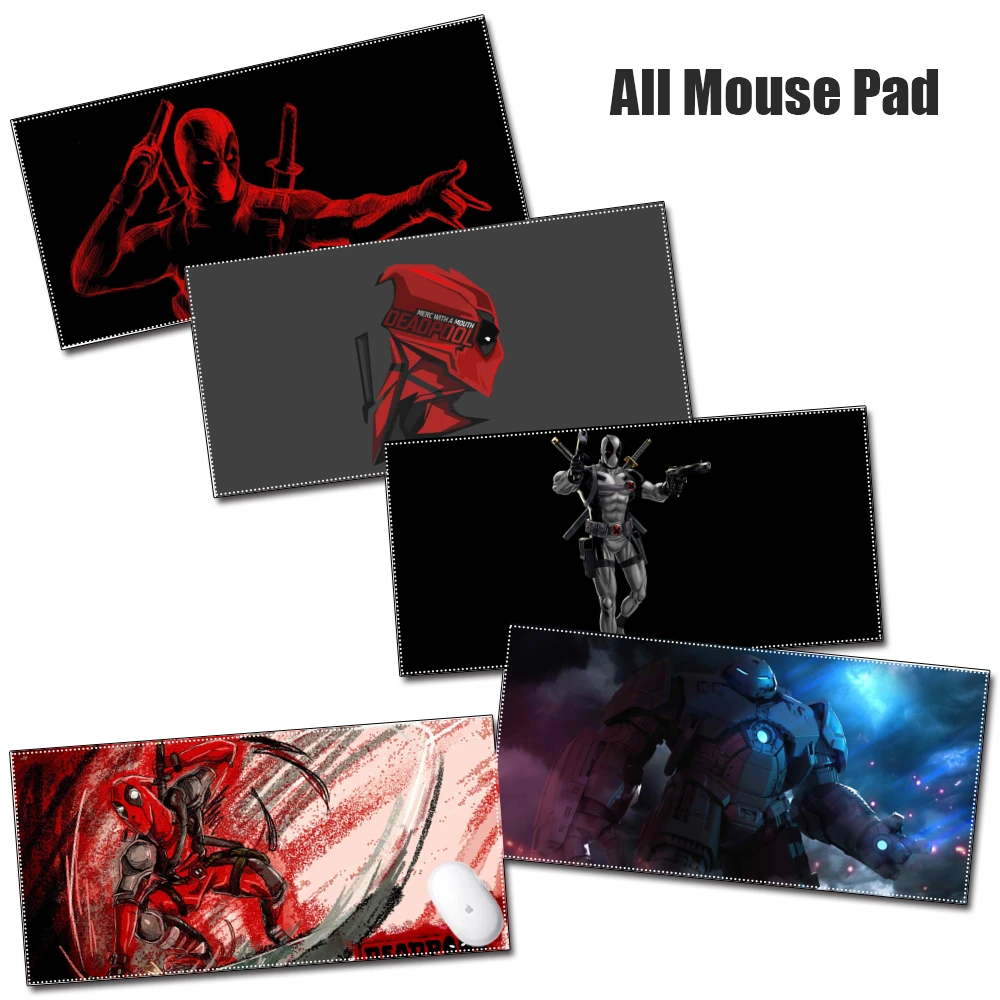 

Disney Super Large PC Mousepad Gamer Gaming Mouse Pads Love Deadpool