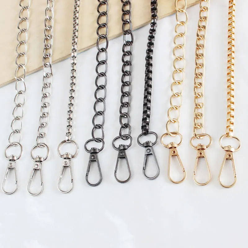 Ремешок для сумки длиной 120 мм золотистый серебристый черный|Детали и аксессуары