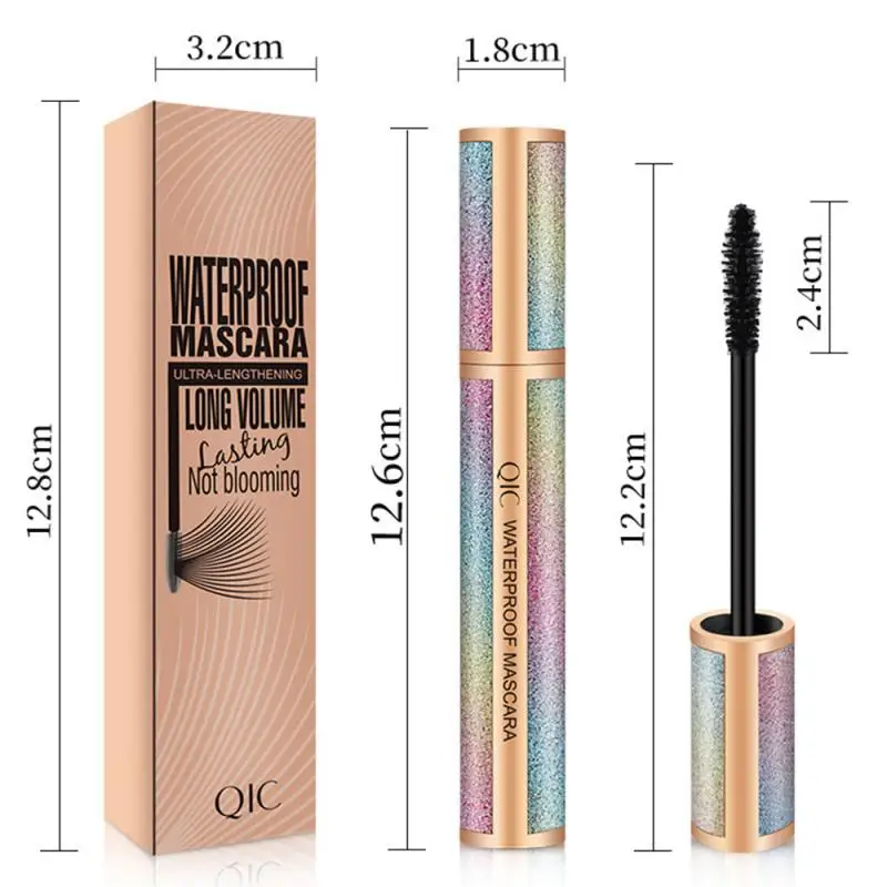 1 шт. Водостойкая тушь для ресниц стойкая тонкая и толстая Кучерявая Кисть не