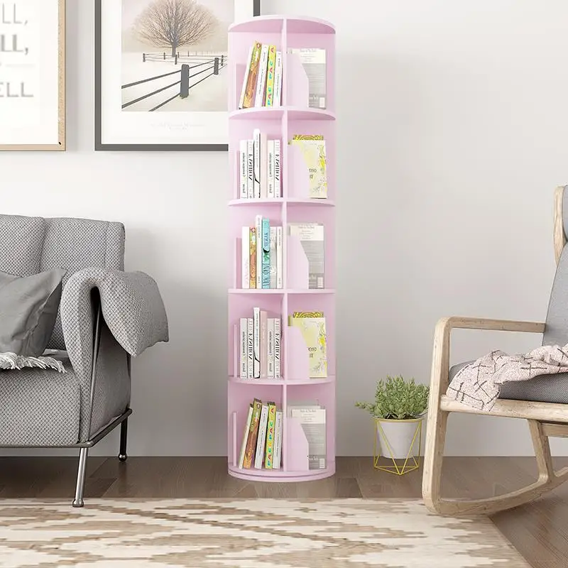 Витрина лестница потертая винтажная книжная полка деревянная вращающаяся