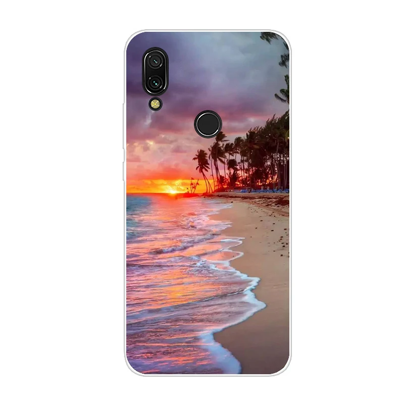 Для xiaomi redmi 7 чехол силиконовый рисунок мягкий ТПУ для xiaomi redmi 7 Чехол 6,26 дюймов snapdragon 632 модель fundas coque бампер
