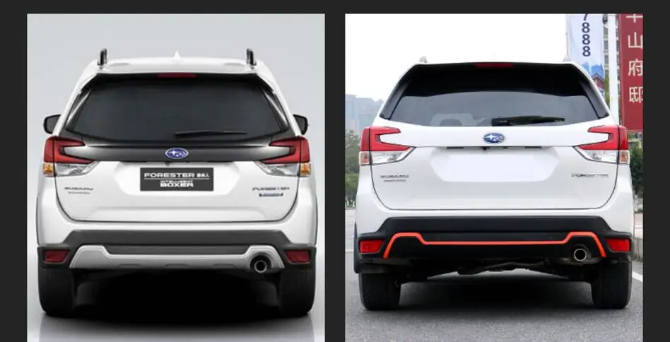 Для Subaru Forester людей Модифицированная обшивка кузова выделенный передний и задний бампер внешняя отделка модернизированная спортивная серия