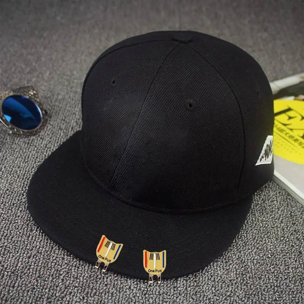 

1Pcs New Golf Ball Marker with A Standard Hat Clip Magnetic Aids Marker Training Alloy Accessories Golf M0J3