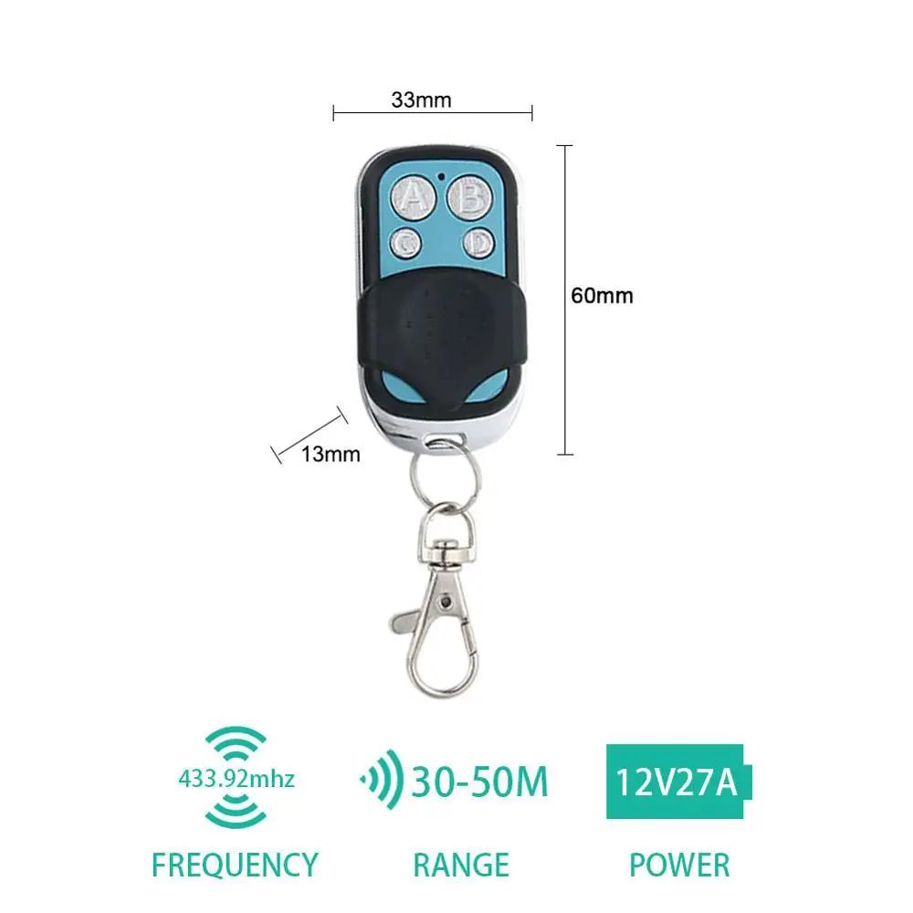 Универсальный одноканальный релейный модуль 433 МГц 12 В постоянного тока