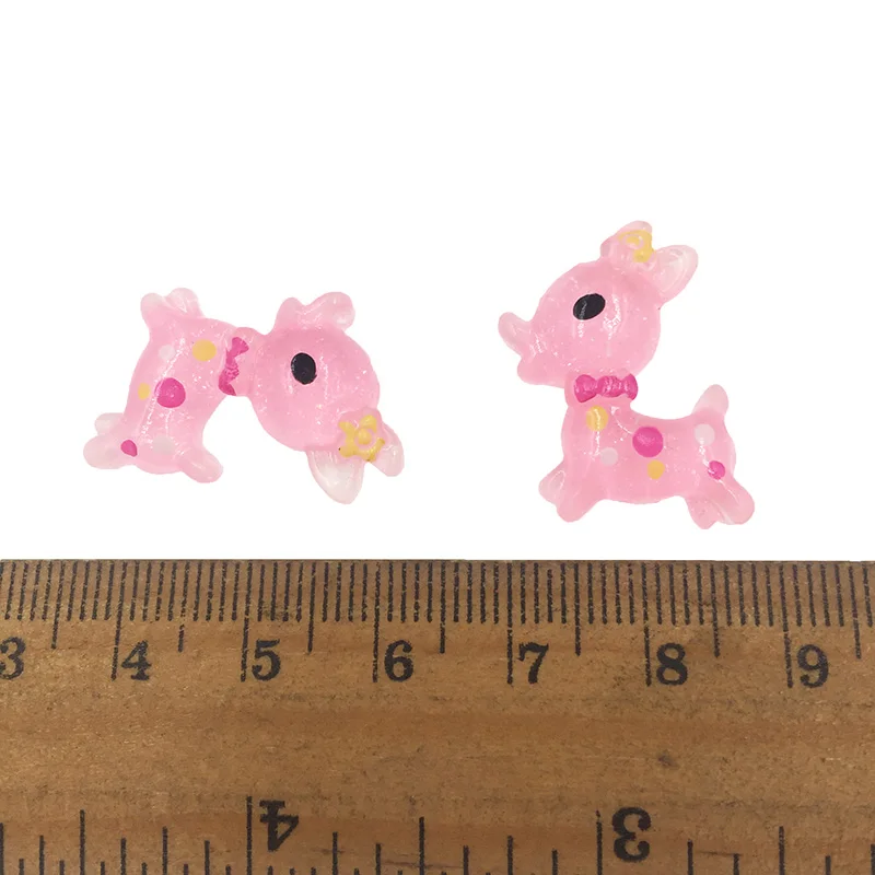 100 шт Kawaii Мультфильм Единорог лебедь цветок украшения ремесла плоские резиновые Кабошоны Скрапбукинг DIY украшения Аксессуары