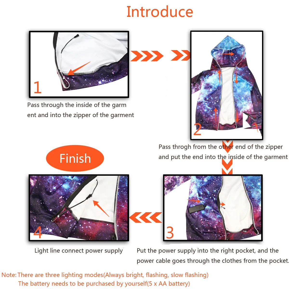 2019 толстовка с капюшоном блуза светодиодная светящаяся куртка мужской костюм