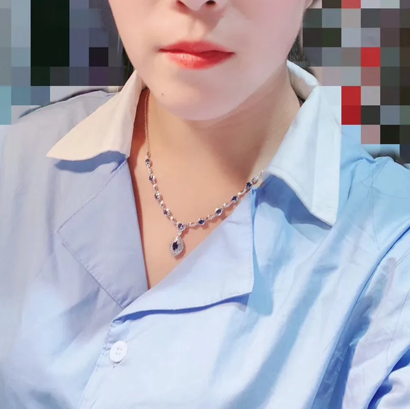 Элегантное зеленое Изумрудное красное рубиновое синее сапфировое женское