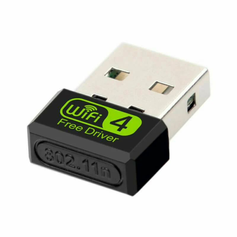 

Mini USB 150Mbps Wireless Adapter Free Drive 802.11Acbgn 2.4GHz Network Card for Laptop Desktop Computer