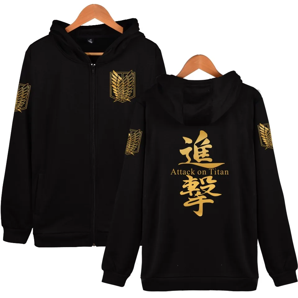 

Japan Anime Attack On Titan Hoodies Sweatshirts Coat Halloween Party Eren Hoodies Attack On Titan Clothing Zipper Hoodie