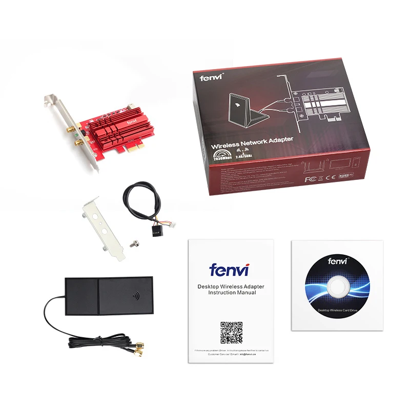 FV-2030T 1730 Мбит/с Настольный PCI Express Беспроводной Wi-Fi карта адаптер для Intel 9260 с BT5.0 MU-MIMO с 9260ac карта для Win10