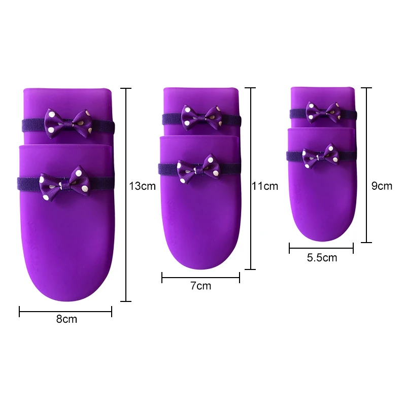 4 шт./комплект водонепроницаемые нескользящие носки для собак | Дом и сад