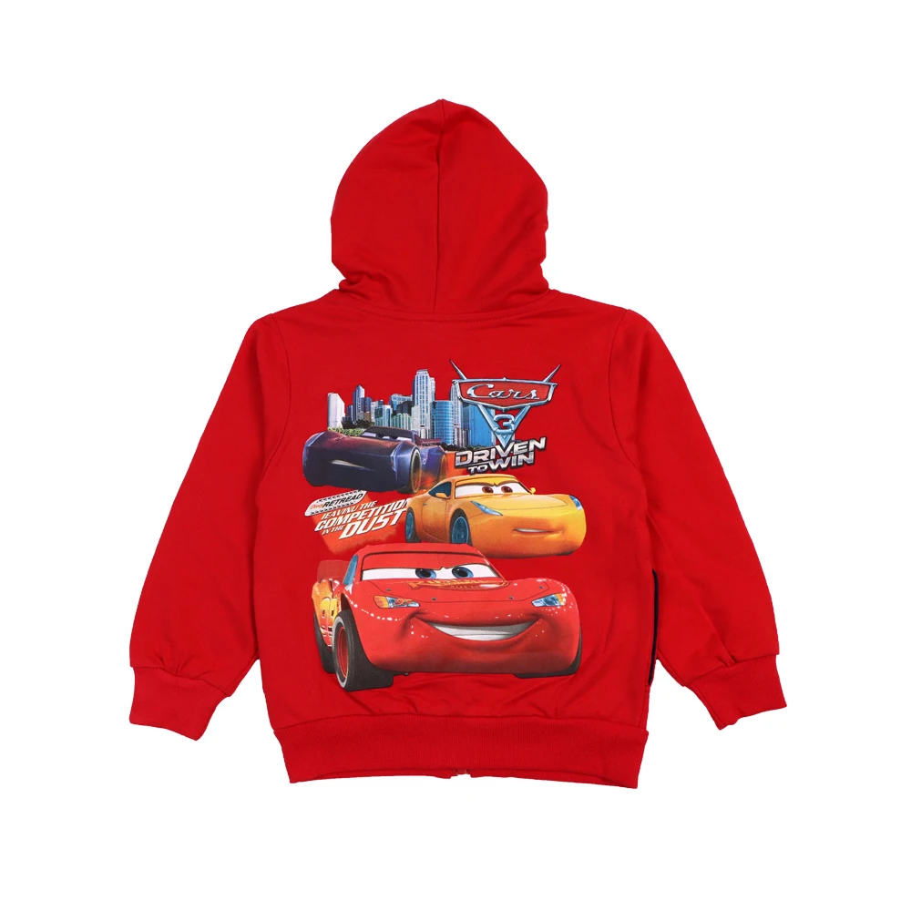 Disney New Boy Jacket Cotton Spring Autumn Children's Hoodie Baby Kids Coat Winter Fashion Anime Clothes Cartoons Car McQueen