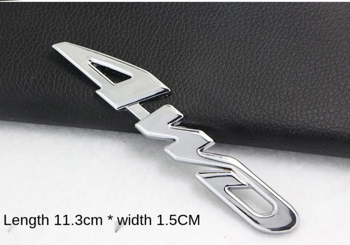 3D Автомобильные металлический алфавит с цифрами и буквами внешнего стиля