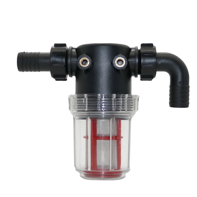 20Mm 50 Mesh Stainless Steel Large Flow Visible Filter Transparent Water Pipe Pre-Filter Garden Irrigation Agriculture Tool | Дом и сад