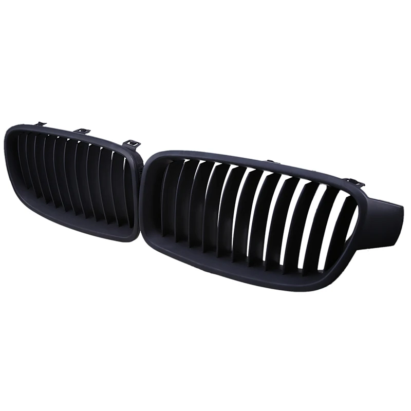 Posbay Подходит для BMW 3-Series F30 Sedan 2012/2013/2014-2017 1 пара матовые черные гоночные грили