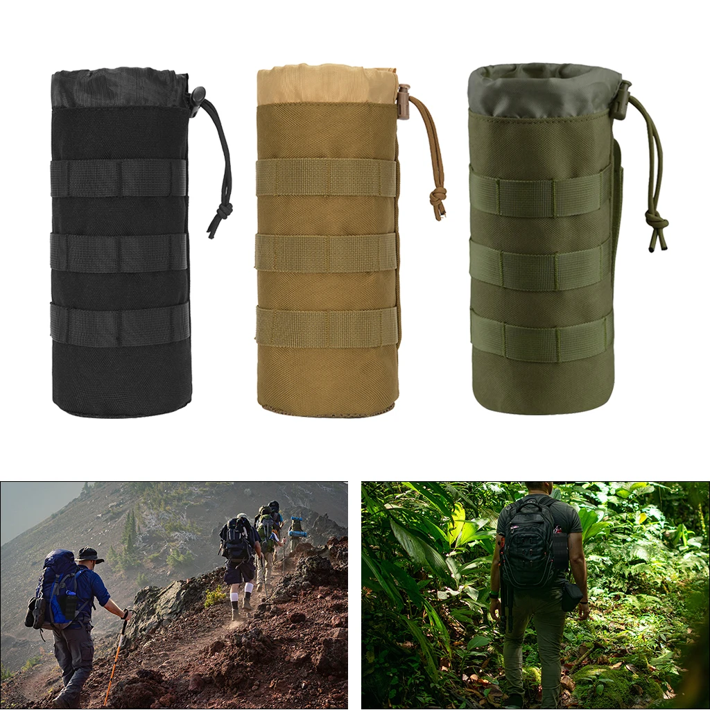 

Molle Water Bottle Carrier Holder Pouch Hydration Bag Protection Sleeve Case