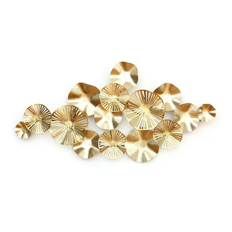 

European Wall Hangings Studio Decoration Living Room Background Wall Three-dimensional Wrought Iron Wall Decoration Pendant