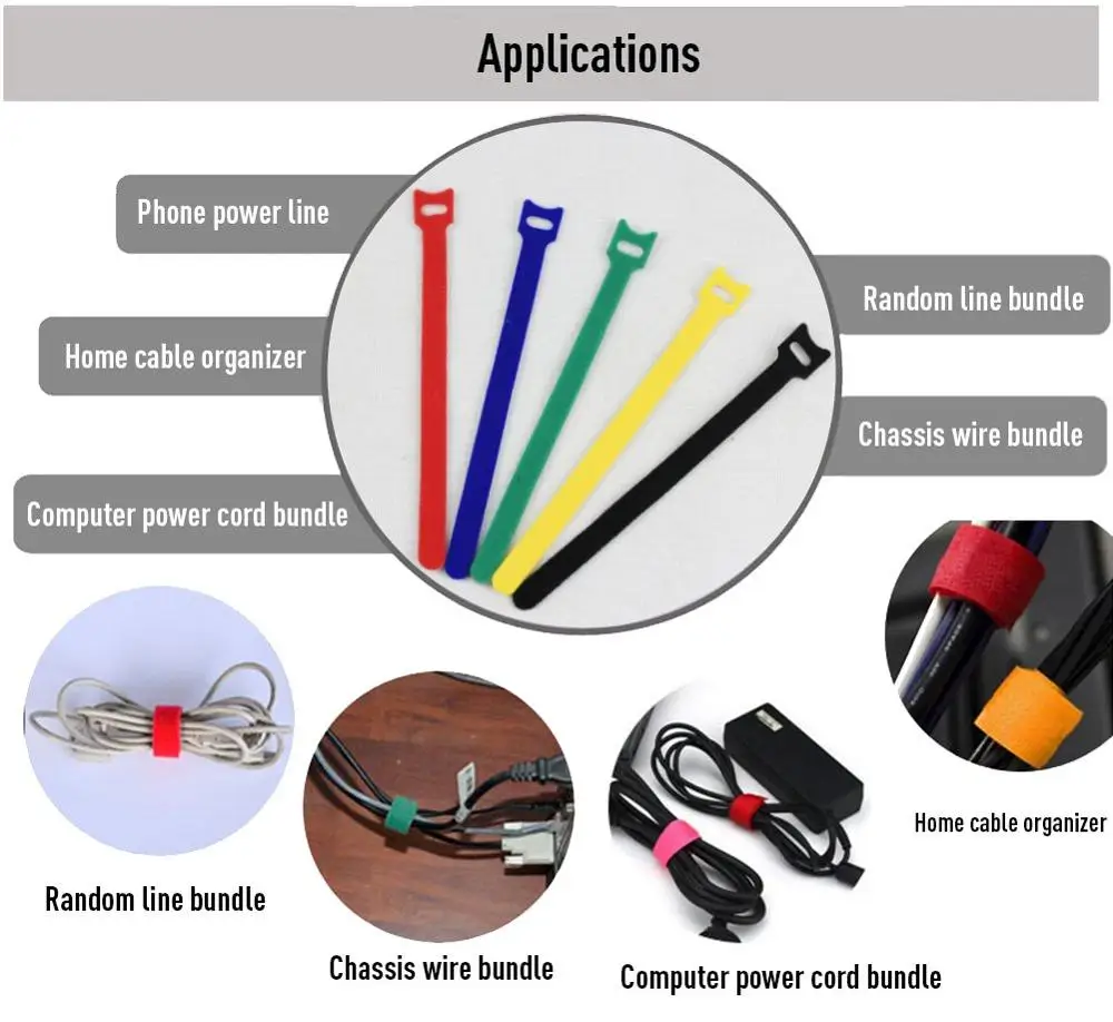 50 шт. многоразовые нейлоновые кабельные стяжки 12*150 мм|Кабельные стяжки| |