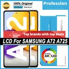 100% Оригинальный 6,7 ''AMOLED дисплей для Samsung Galaxy A72 A725 A725FDS Полный ЖК-дисплей сенсорный экран дигитайзер в сборе запасные части