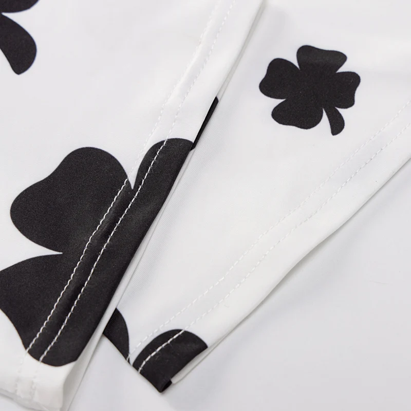 

Viifaa Long Sleeve T-Shirt and Skinny Pants Outfits for Women Print Matching Sets Party Clothing Elegant 2 Piece Sets
