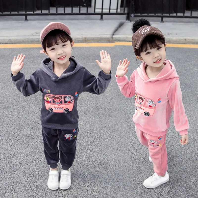 Одежда для маленьких девочек От 0 до 3 лет 2 предмета новый осенний вельветовый