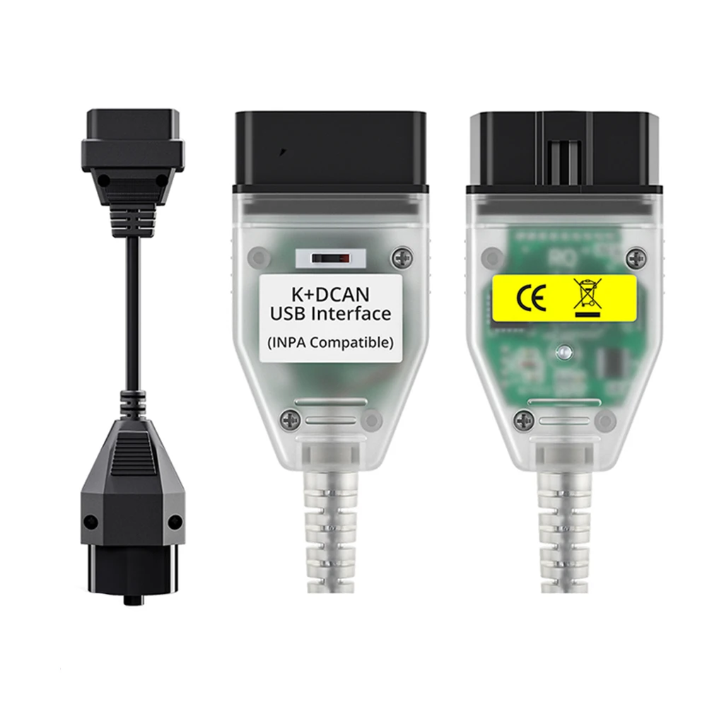 

OBD2 Diagnostic Cable For BMW INPA K+CAN With FT232RL Chip with Switch for BMW INPA K DCAN USB Interface diagnostic-tool Cable