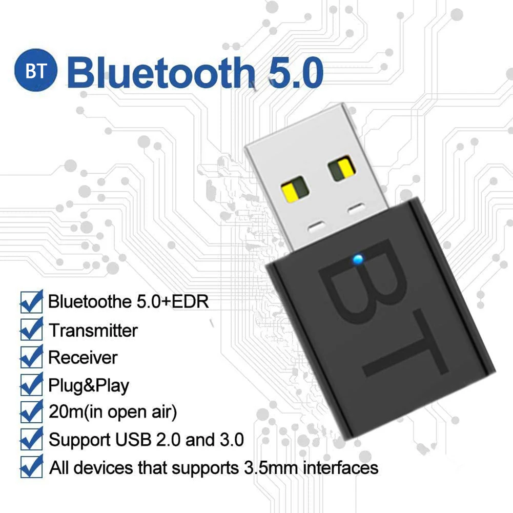 2  1  AUX      USB Bluetooth 5, 0