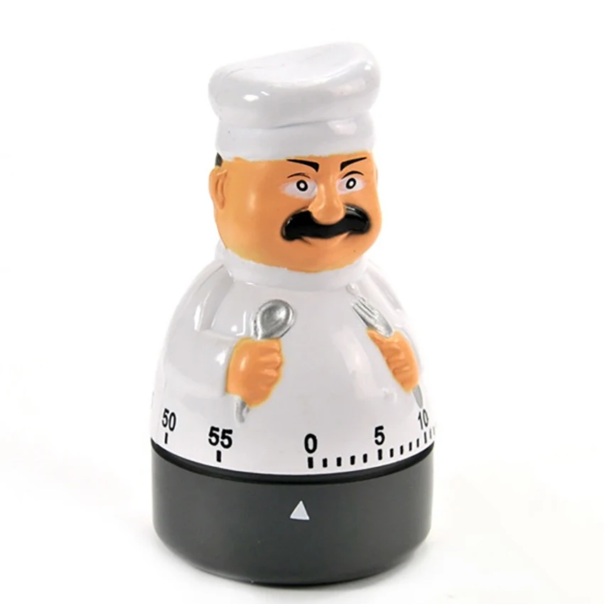 Мультяшные кухонные Таймеры милый шеф-повар напоминание о времени секундомер